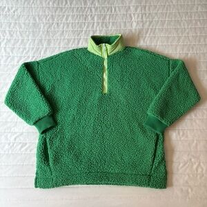 Aerie Oversized Quarter Zip Fleece Sherpa